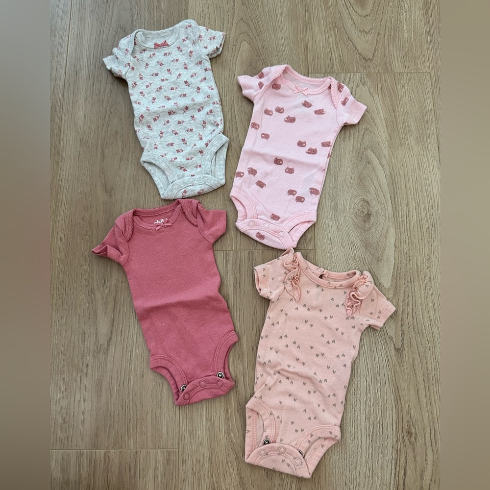Carter’s Preemie Onesies - Set of 4